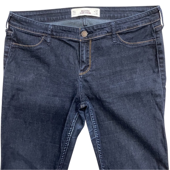 🔹Hollister Women's Dark Blue Jean Legging 15L🔹 - Picture 4 of 8